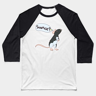 Rat Shnack Design Baseball T-Shirt